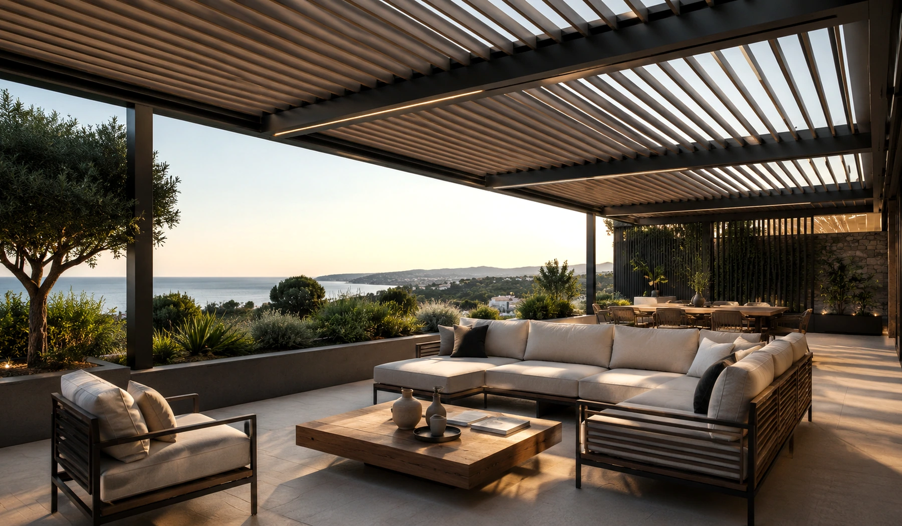 İzmir Pergola Sistemleri uygulaması